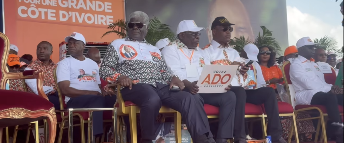 Meeting de lancement du candidat Alassane Ouattara à Daloa